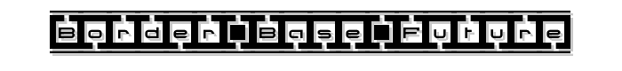 Border Base Future font